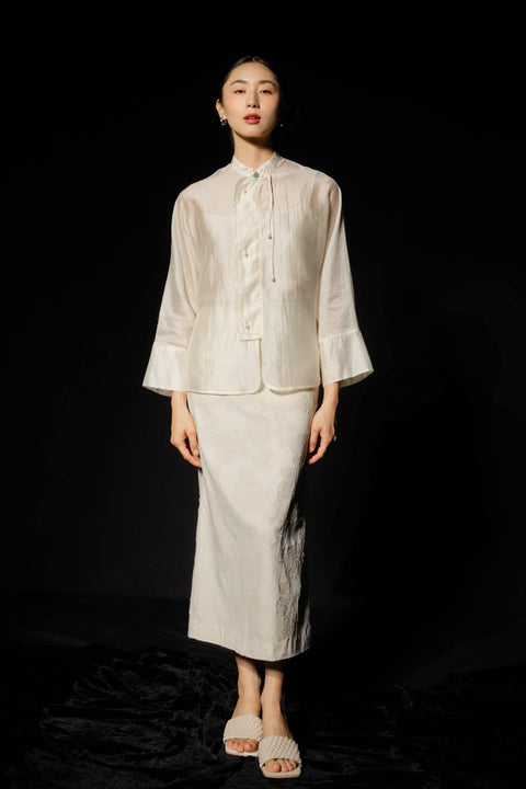 Gardenia Blouse  - Cream