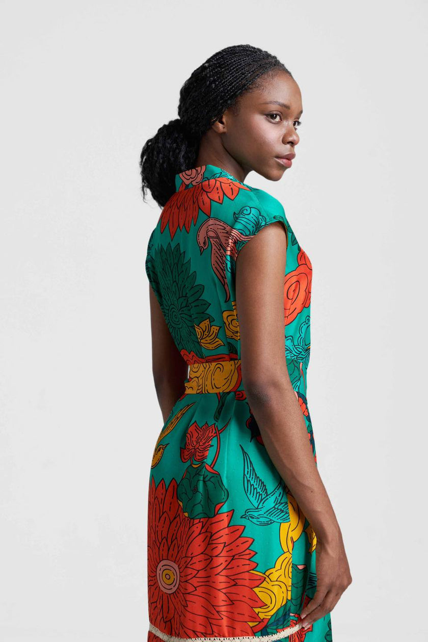 Rosalyne Silk Dress – The Happiness Edition