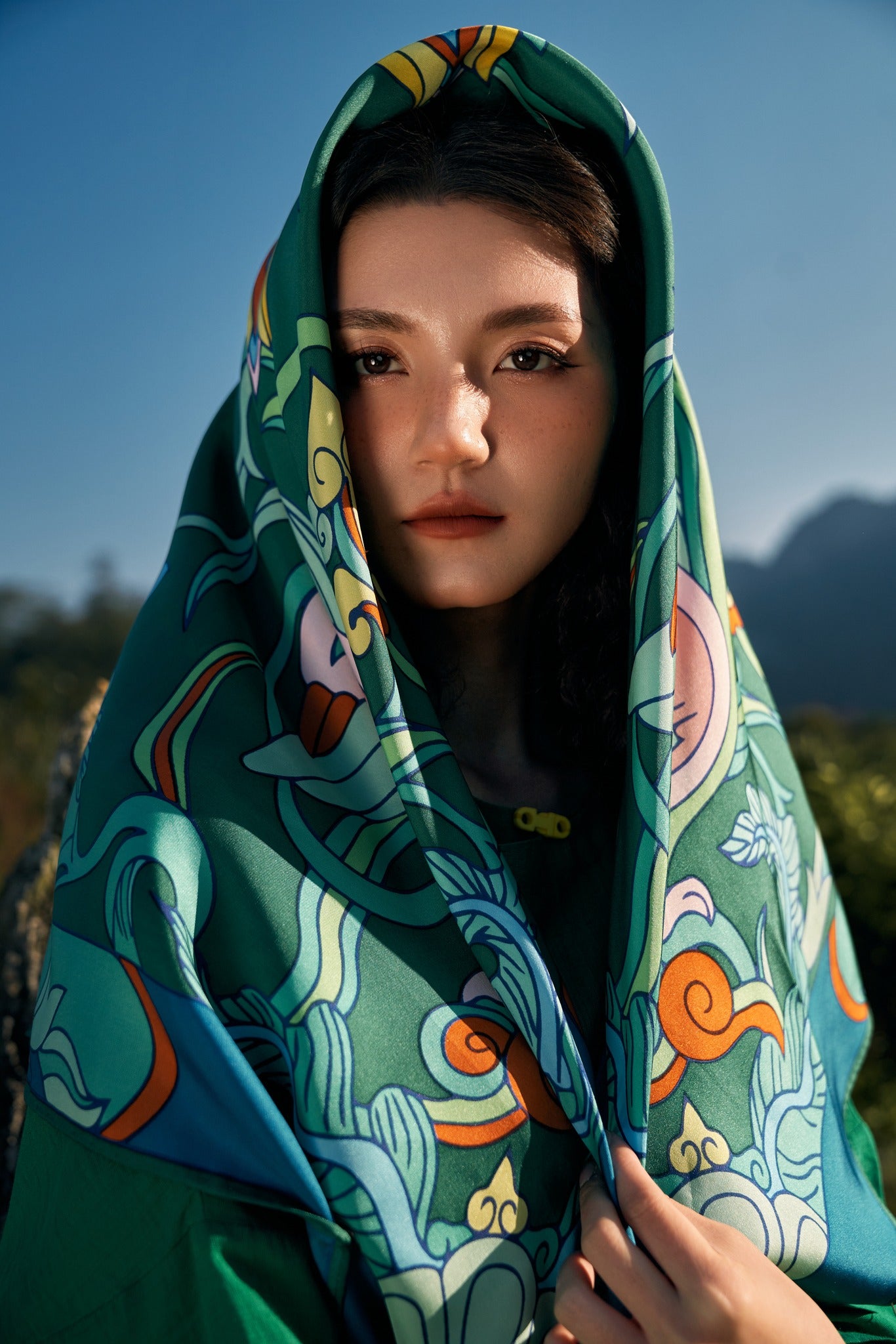 The Phoenix Silk Scarf