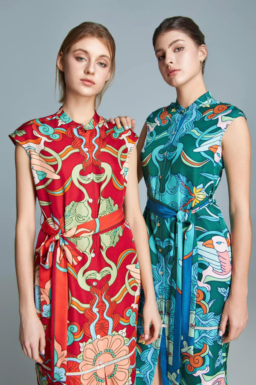 Rosalyne Silk Dress – The Phoenix Edition