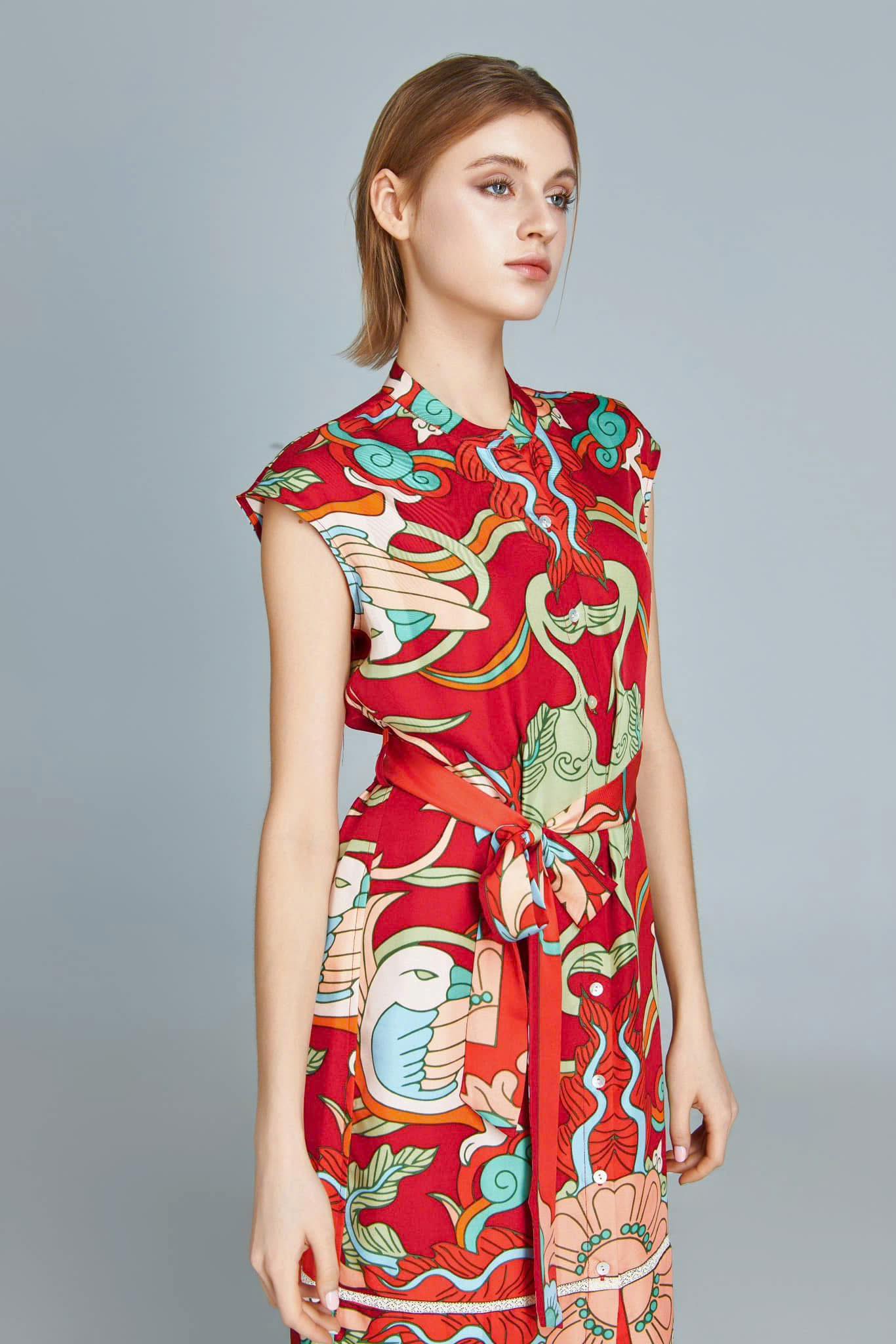 Rosalyne Silk Dress – The Phoenix Edition