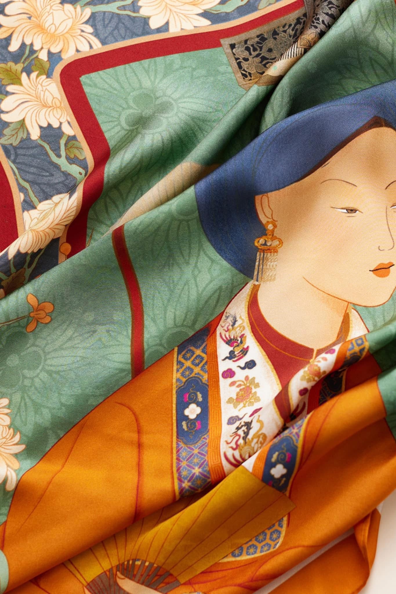 The Twin Phoenix Court Scarf