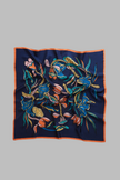 The Lotus Dance Silk Scarf