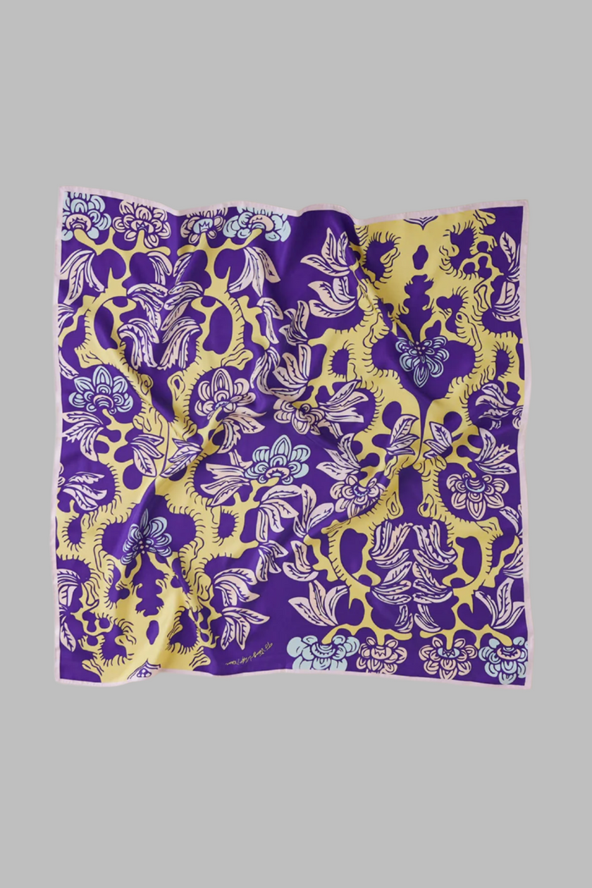 The Garden of Youth Silk Scarf