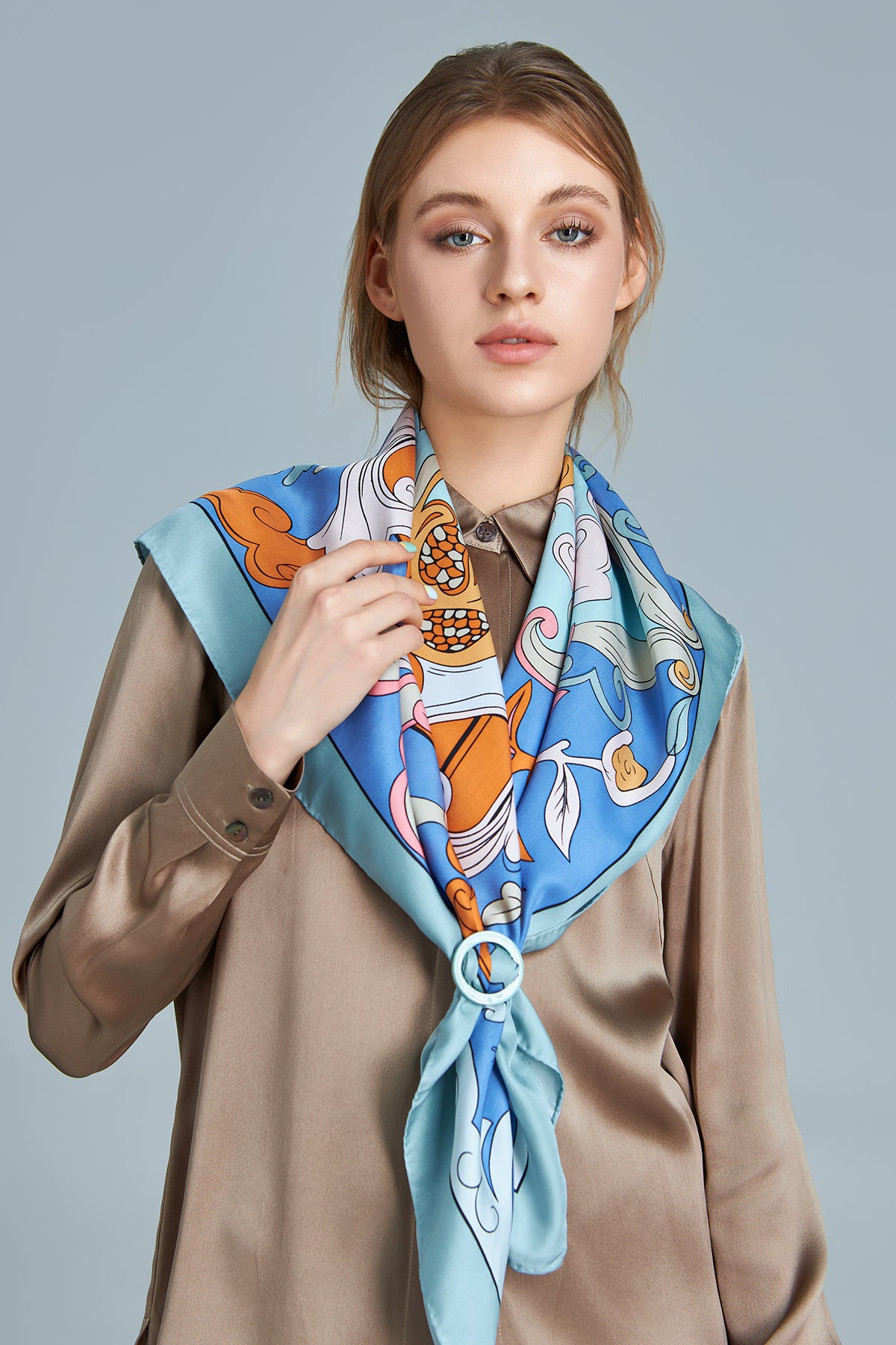 The Buddha's Hand Silk Scarf