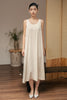 Minimalist Silk Tank Midi Dress