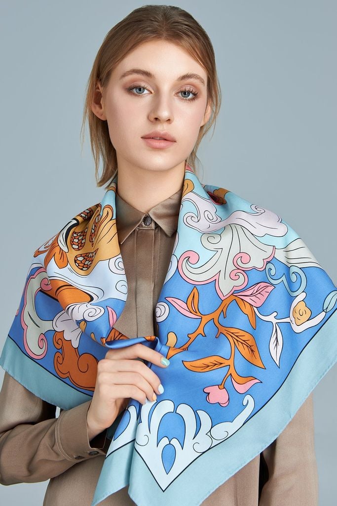 The Buddha's Hand Silk Scarf