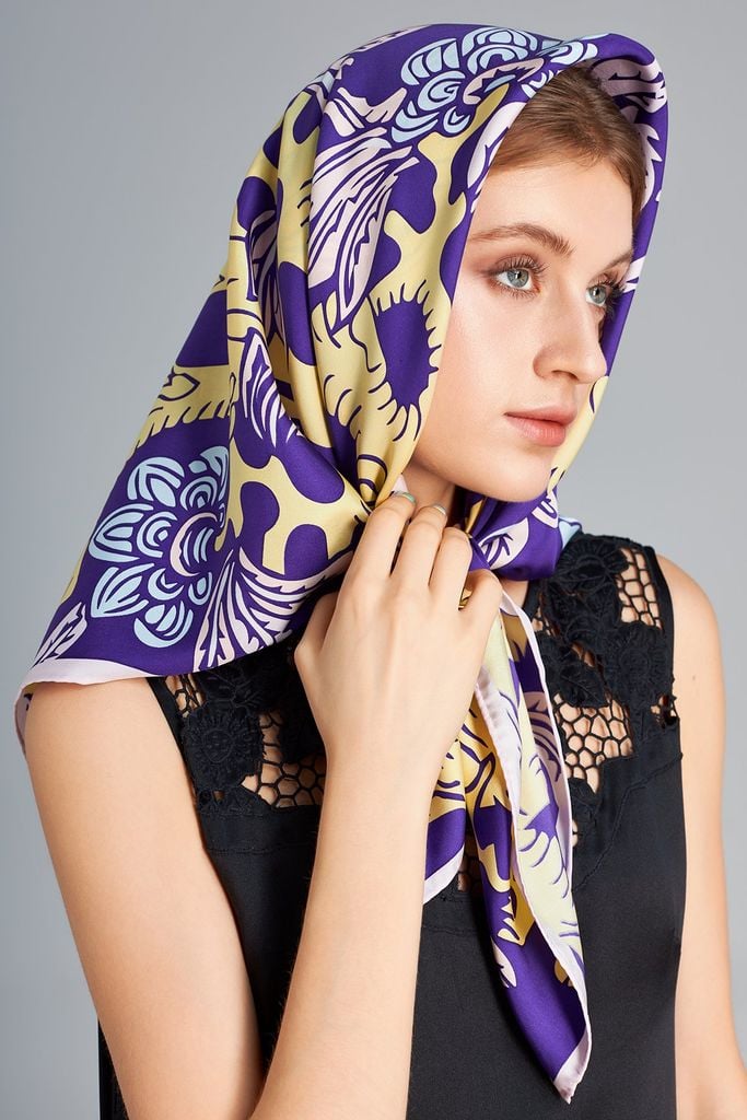 The Garden of Youth Silk Scarf