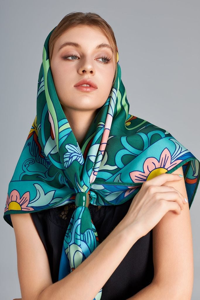 The Phoenix Silk Scarf